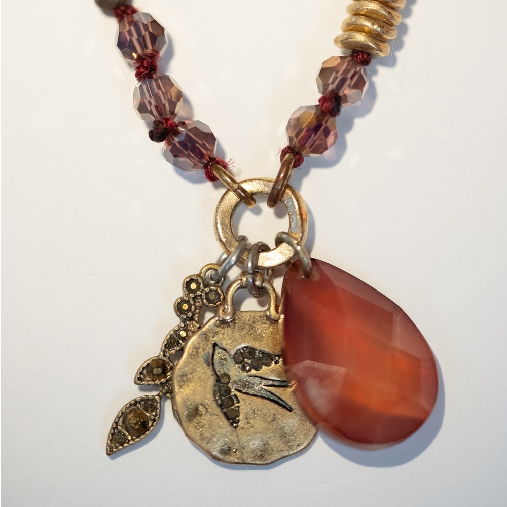 Vintage Lonna & Lilly Bronze Charm necklace #A7 - Picture 2 of 6